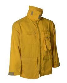 CrewBoss 7 oz Tecasafe Plus Yellow Wildland Brush Coat (WLC0117)