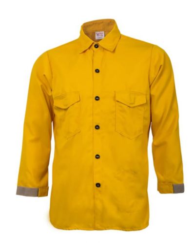 CrewBoss 5.8 oz Tecasafe Plus Yellow Wildland Traditional Brush Shirt (WLS0235)